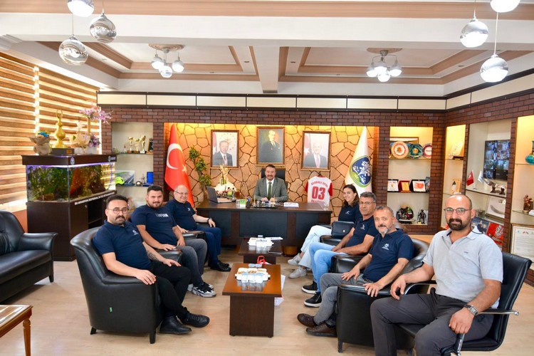 Ar Tarım Ailesinden Belediye Başkanı Adnan Öztaş’a Hayırlı Olsun Ziyareti