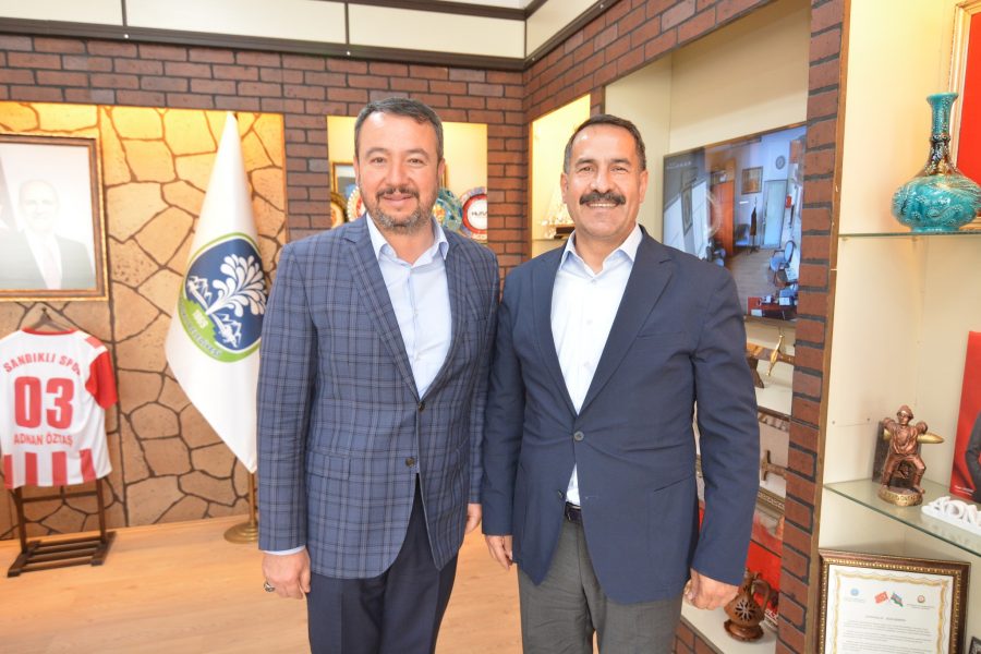 AK Parti Kocaeli Milletvekili Cemil Yaman’dan Sandıklı Belediye Başkanı Adnan Öztaş’a Ziyaret