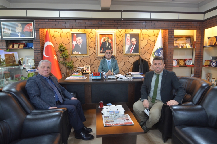 UYGULAMALI BİLİMLER YÜKSEK OKULUN’DAN BAŞKAN ÇÖL’E ZİYARET