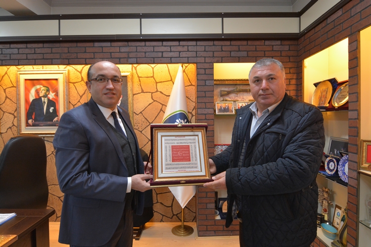 ŞOFÖRLER ODASINDAN BAŞKAN MUSTAFA ÇÖL’E ZİYARET