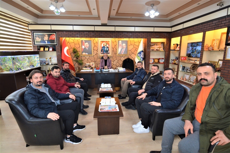 ANKARA PURSAKLAR İLÇE TEŞKİLATINDAN BAŞKAN ÇÖL’E ZİYARET
