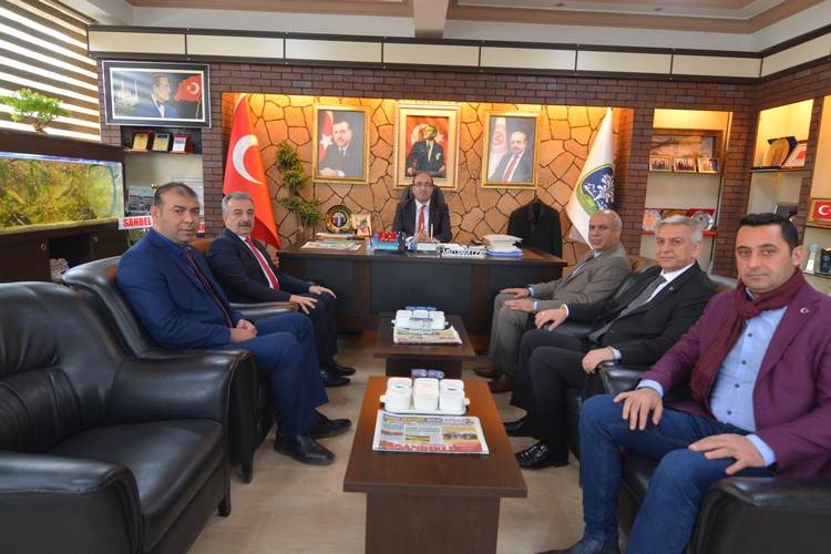 TÜRK YEREL HİZMET SENDİKASINDAN BAŞKAN ÇÖL’E ZİYARET