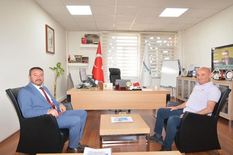 Başkan Öztaş’tan Türk Telekom Müdürü Murat Uslular’a Ziyaret