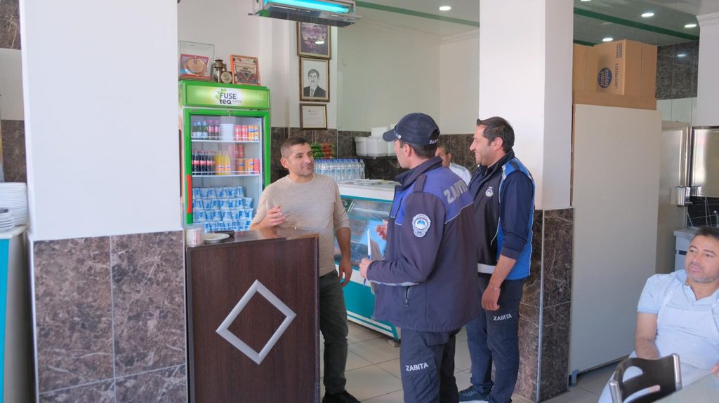 Zabıta Ekiplerinden Lokantalara Denetim