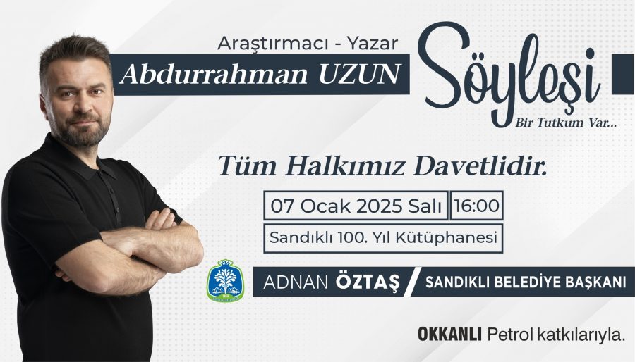 Abdurrahman Uzun Sandıklı’da Sevenleriyle Buluşuyor