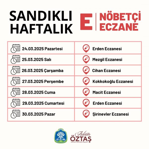 Nöbetçi Eczane Listesi