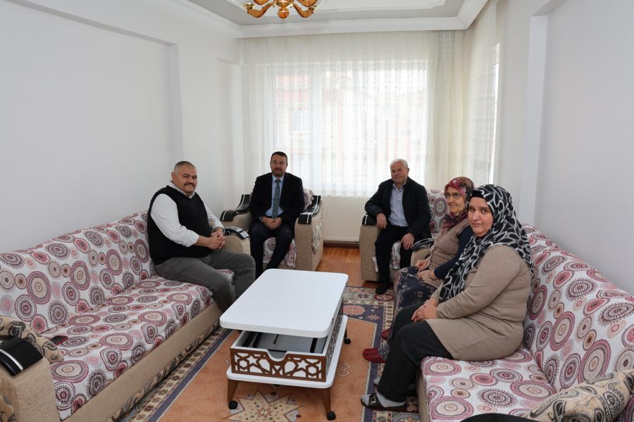 Başkan Adnan Öztaş, Taziye Ziyaretlerinde Bulundu
