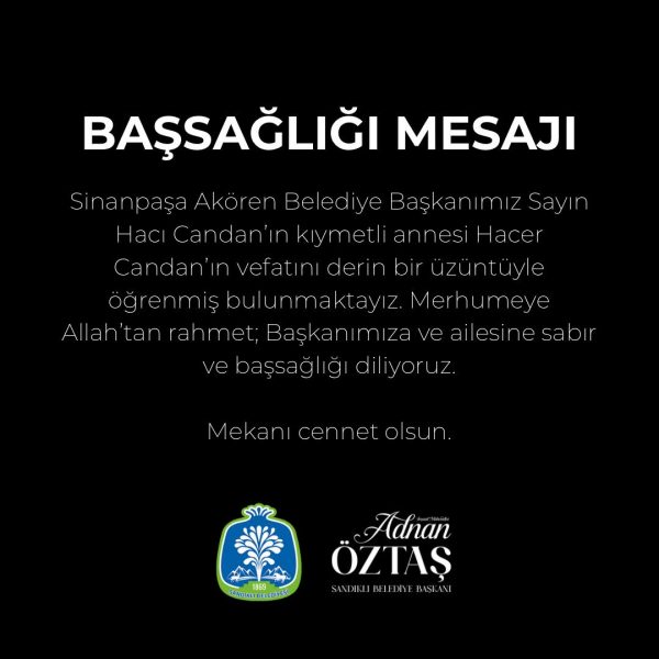 Başsağlığı Mesajı