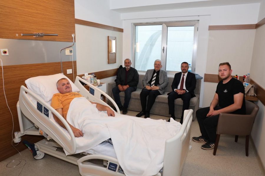 Belediye Başkanımızdan Geçmiş Olsun Ziyareti