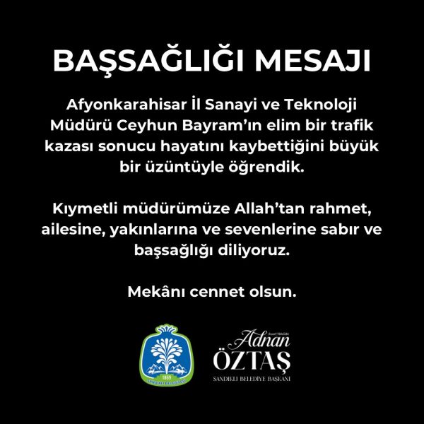 Başsağlığı Mesajı