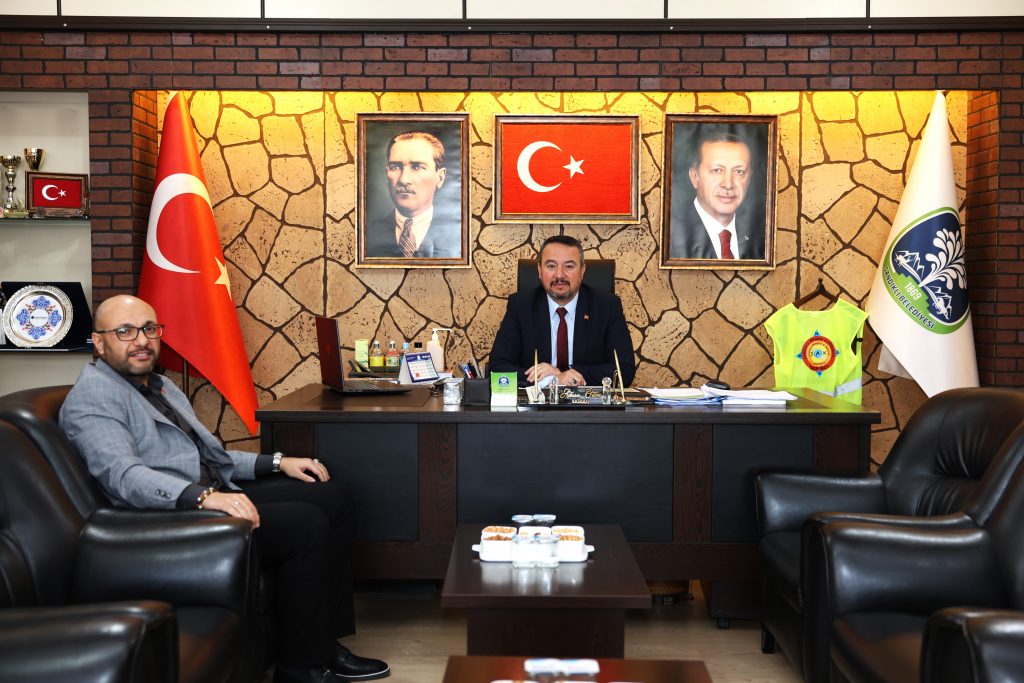 İl Özel İdaresi Genel Sekreter Yardımcısı Faik Karakoç’tan Başkan Öztaş’a Ziyaret